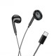 Дротові навушники HOCO DM46 Cool joy digital wire control earphones with microphone Type-C Black