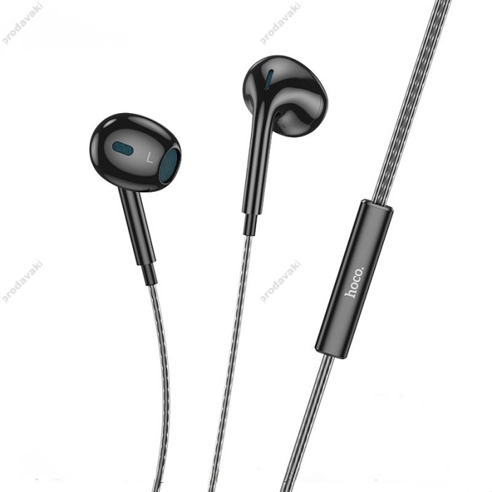 Дротові навушники HOCO DM46 Cool joy digital wire control earphones with microphone Type-C Black