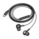 Дротові навушники HOCO M120 Gratified wire control digital earphones with microphone Type-C Black