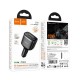 Автомобільний зарядний пристрій HOCO Z70 Speed car charger with TFT display 93W Black