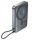 Повербанк портативний акумулятор Power bank ACEFAST M40 magnetic fast charging with holder and cable 22.5W 10000 mAh Grey