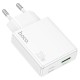 Мережевий зарядний пристрій Hoco C142A Direct charger Type-C cable 20W White