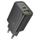 Мережевий зарядний пристрій Hoco N61 Gentle charger 20W Black