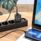Мережевий зарядний пристрій Hoco N25 Maker dual port charger Lightning cable 10.5W Black