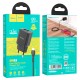 Мережевий зарядний пристрій Hoco N25 Maker dual port charger Lightning cable 10.5W Black