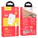 Мережевий зарядний пристрій Hoco N25 Maker dual port charger Type-C cable 10.5W White