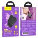 Мережевий зарядний пристрій HOCO N38 Delgado dual port charger 20W Black
