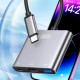 USB-Хаб HOCO HB50 Wow multi-function converter 5в1 HDMI+PD+3xUSB 3.0 Gtey