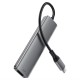 USB-Хаб ACEFAST J16 docking station Multifunction Adapter 5в1 Type-C to HDMI+3xUSB 3.0+PD Grey
