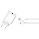 Мережевий зарядний пристрій XO L103 Home charger Lightning cable 18W White
