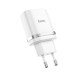 Мережевий зарядний пристрій HOCO C12Q Smart QC3.0 Type-C cable 18W White