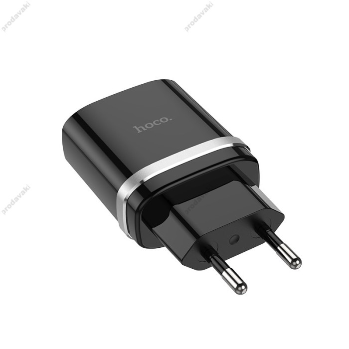 Мережевий зарядний пристрій HOCO C12Q Smart QC3.0 18W Black