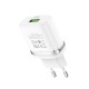 Мережевий зарядний пристрій HOCO C12Q Smart QC3.0 18W White