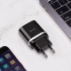 Мережевий зарядний пристрій HOCO C12Q Smart QC3.0 18W Black