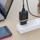 Мережевий зарядний пристрій HOCO C12Q Smart QC3.0 Micro USB cable 18W Black