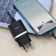 Мережевий зарядний пристрій HOCO C12Q Smart QC3.0 Type-C cable 18W Black
