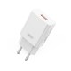 Мережевий зарядний пристрій XO L127 Fast Charging Charger Type-C cable 18W White