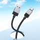 Кабель HOCO X110 Honorific charging data cable USB to Type-C 3A 1m Black