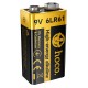 Батарейка Hoco JA9 Alkaline battery 6LR61 Black
