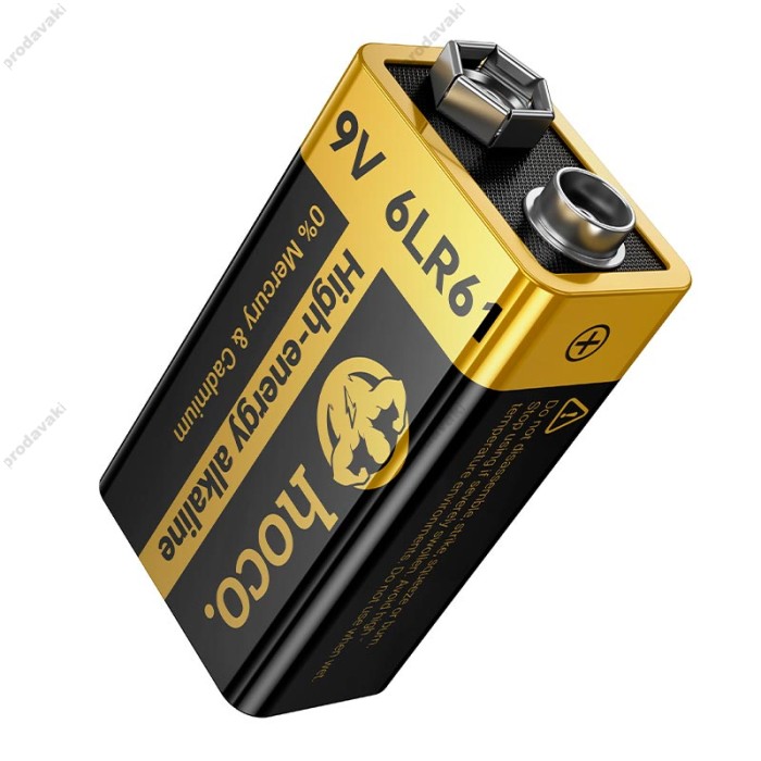 Батарейка Hoco JA9 Alkaline battery 6LR61 Black