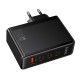 Мережевий зарядний пристрій HOCO N85 Vigoroso charger 100W Black