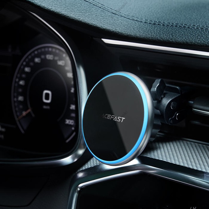 Автомобільний тримач ACEFAST D3 magnetic wireless charging car holder for air vent 15W Black