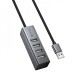 USB-Хаб Veron H4A converter USB to 4xUSB 2.0 Grey