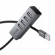USB-Хаб Veron H4A converter USB to 4xUSB 2.0 Grey