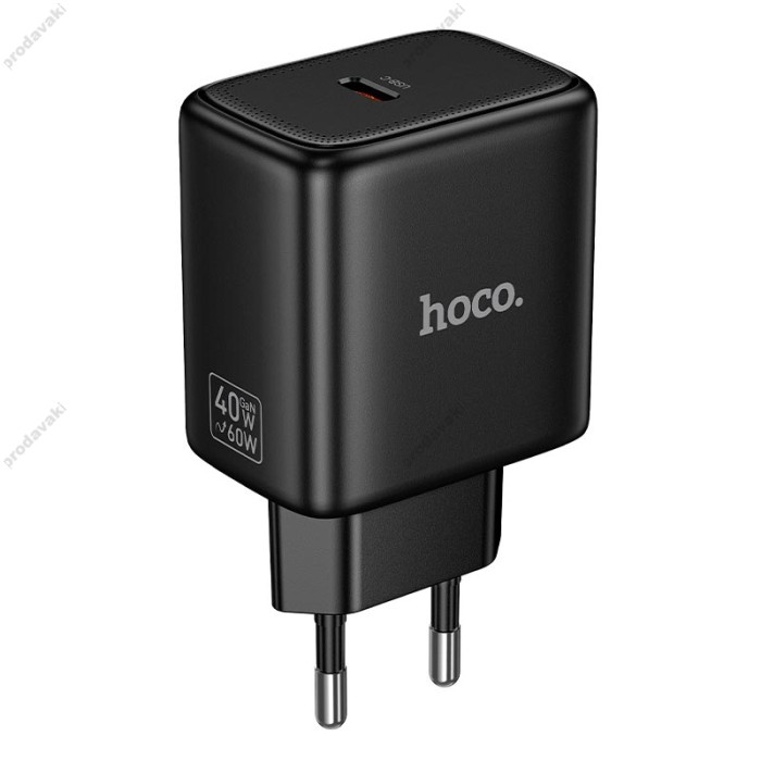 Мережевий зарядний пристрій HOCO N83 Profit single port 40W Black