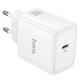 Мережевий зарядний пристрій HOCO N83 Profit single port 40W White