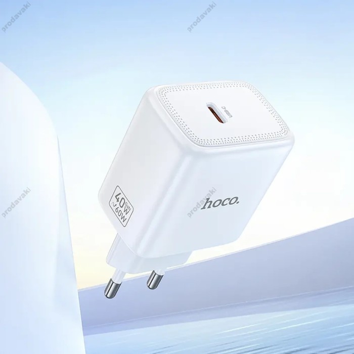 Мережевий зарядний пристрій HOCO N83 Profit single port 40W White