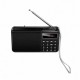 Портативний радіоприймач Veron PR30 Portable radio AM/FM USB/TF/BT5.3 5W Black
