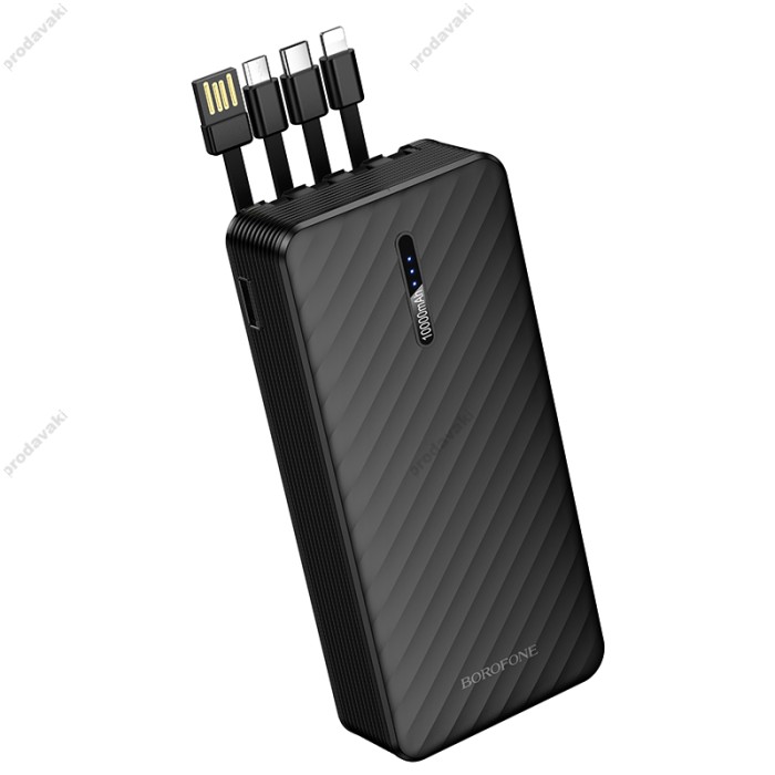 Повербанк портативний акумулятор Power bank BOROFONE BJ84A Freeway 20000 mAh Black