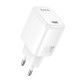 Мережевий зарядний пристрій HOCO N87 Seguro single port 30W White