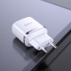 Мережевий зарядний пристрій HOCO N4 Aspiring dual port charger Type-C cable 12W White