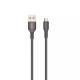 Мережевий зарядний пристрій Veron VR-C15Q Fast Charger Micro cable 18W Black