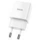 Мережевий зарядний пристрій Hoco N9 Especial single port charger Micro cable 10.5W White