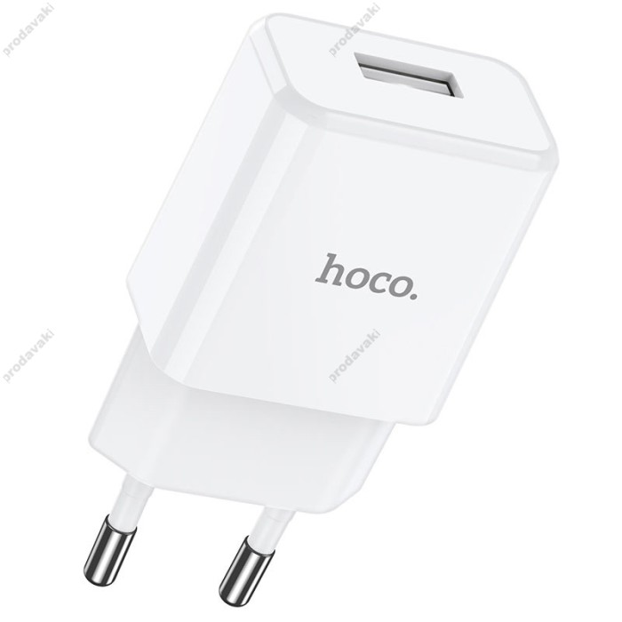Мережевий зарядний пристрій Hoco N9 Especial single port charger Micro cable 10.5W White