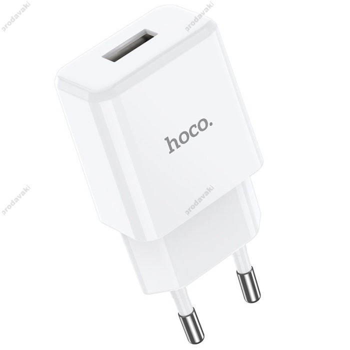 Мережевий зарядний пристрій Hoco N9 Especial single port charger Micro cable 10.5W White