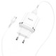 Мережевий зарядний пристрій HOCO N3 Special Micro Cable 18W White