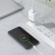 Мережевий зарядний пристрій HOCO N3 Special Micro Cable 18W White