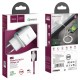Мережевий зарядний пристрій HOCO N3 Special Micro Cable 18W White