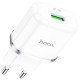 Мережевий зарядний пристрій HOCO N3 Special Micro Cable 18W White