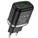 Мережевий зарядний пристрій HOCO N3 Special Micro Cable 18W Black