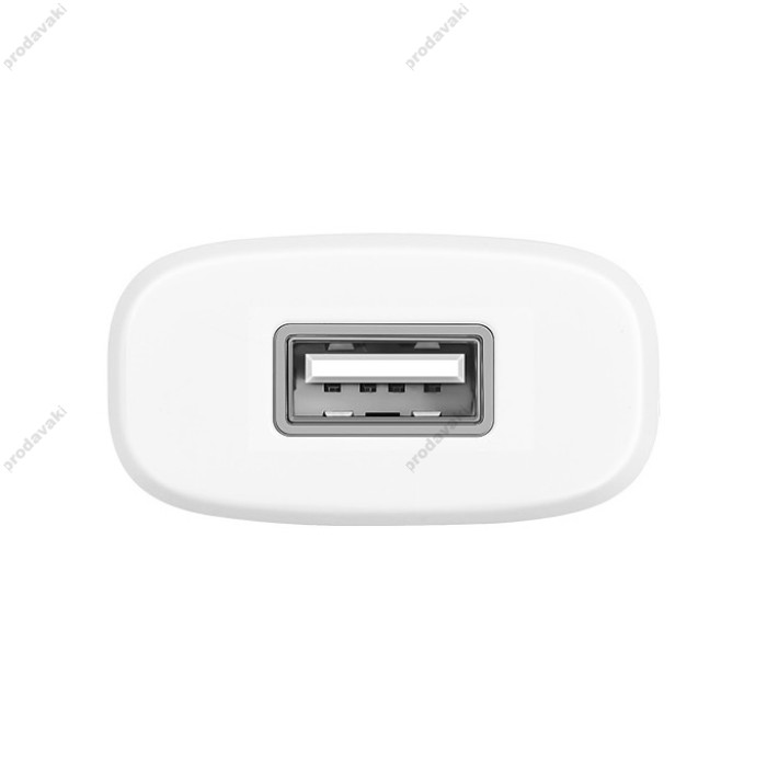 Мережевий зарядний пристрій Hoco C11 Lightning cable 5W White