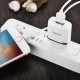 Мережевий зарядний пристрій Hoco C11 Lightning cable 5W White