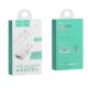 Мережевий зарядний пристрій Hoco C11 Lightning cable 5W White