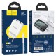 Мережевий зарядний пристрій HOCO N7 Speedy dual port charger Lightning cable 10.5W White