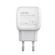 Мережевий зарядний пристрій LDNIO A1306Q Type-C cable 18W White
