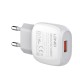 Мережевий зарядний пристрій LDNIO A1306Q Type-C cable 18W White
